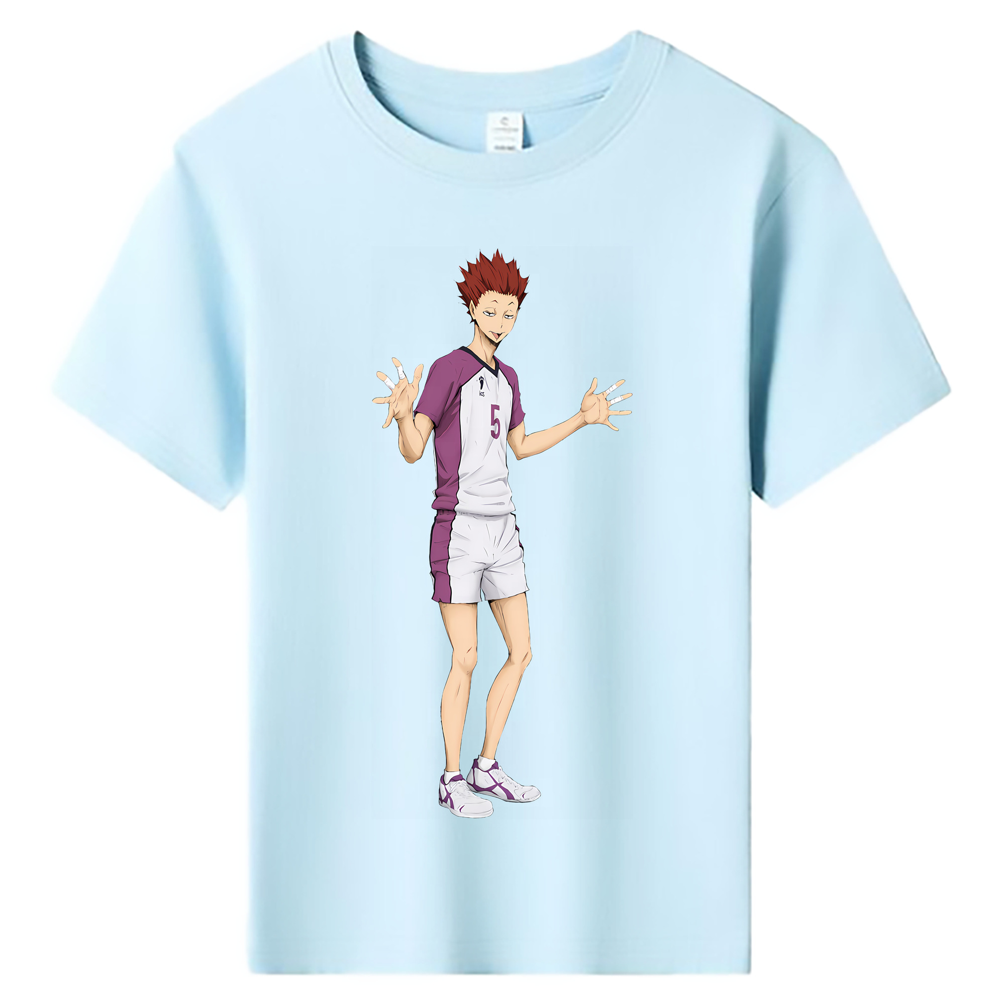 （画像用） ハイキュー!! Haikyu!! 綿100％キッズTシャツ（フロントプリント）